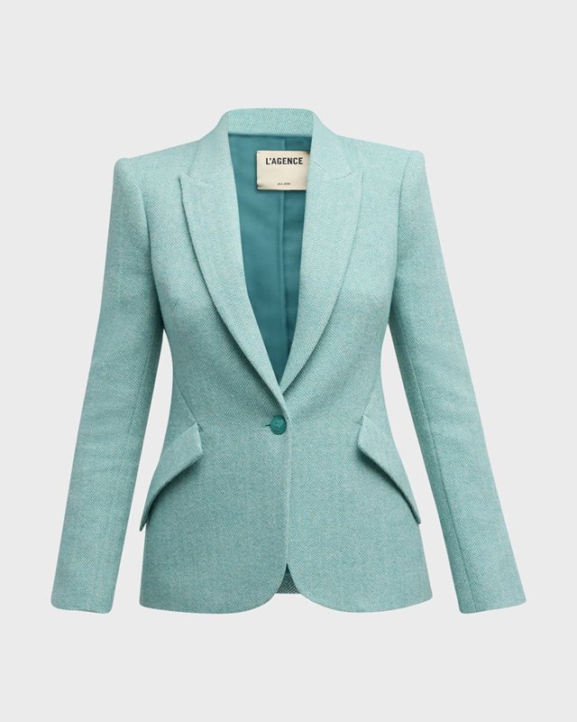 Chamberlain Single-Breasted Wool-Blend Blazer